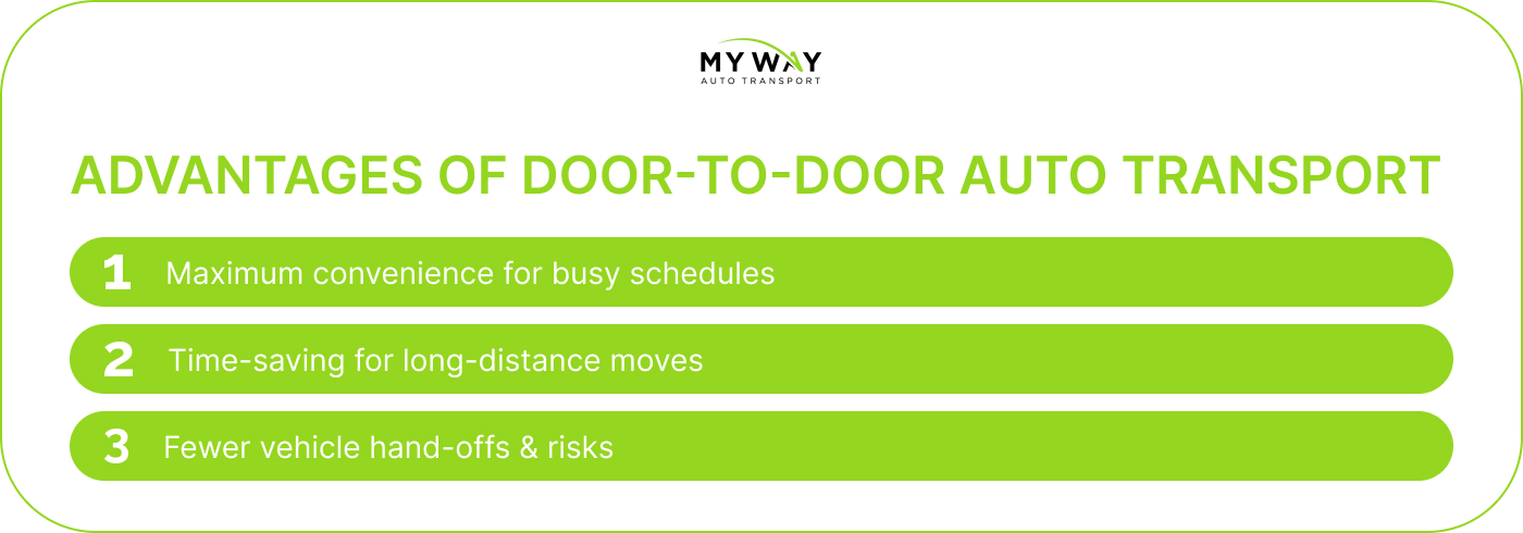 Advantages of door-to-door auto transport